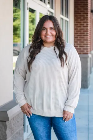 The One We Want to Live in Ribbed Top