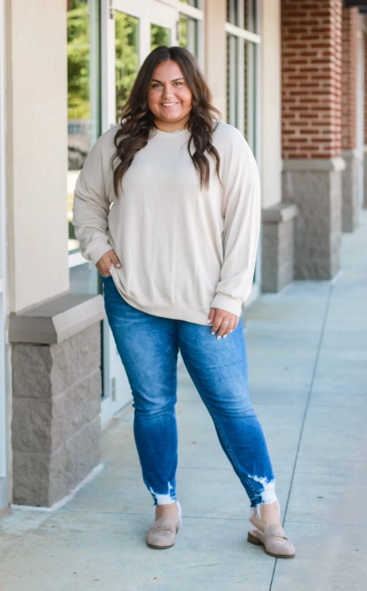 The One We Want to Live in Ribbed Top