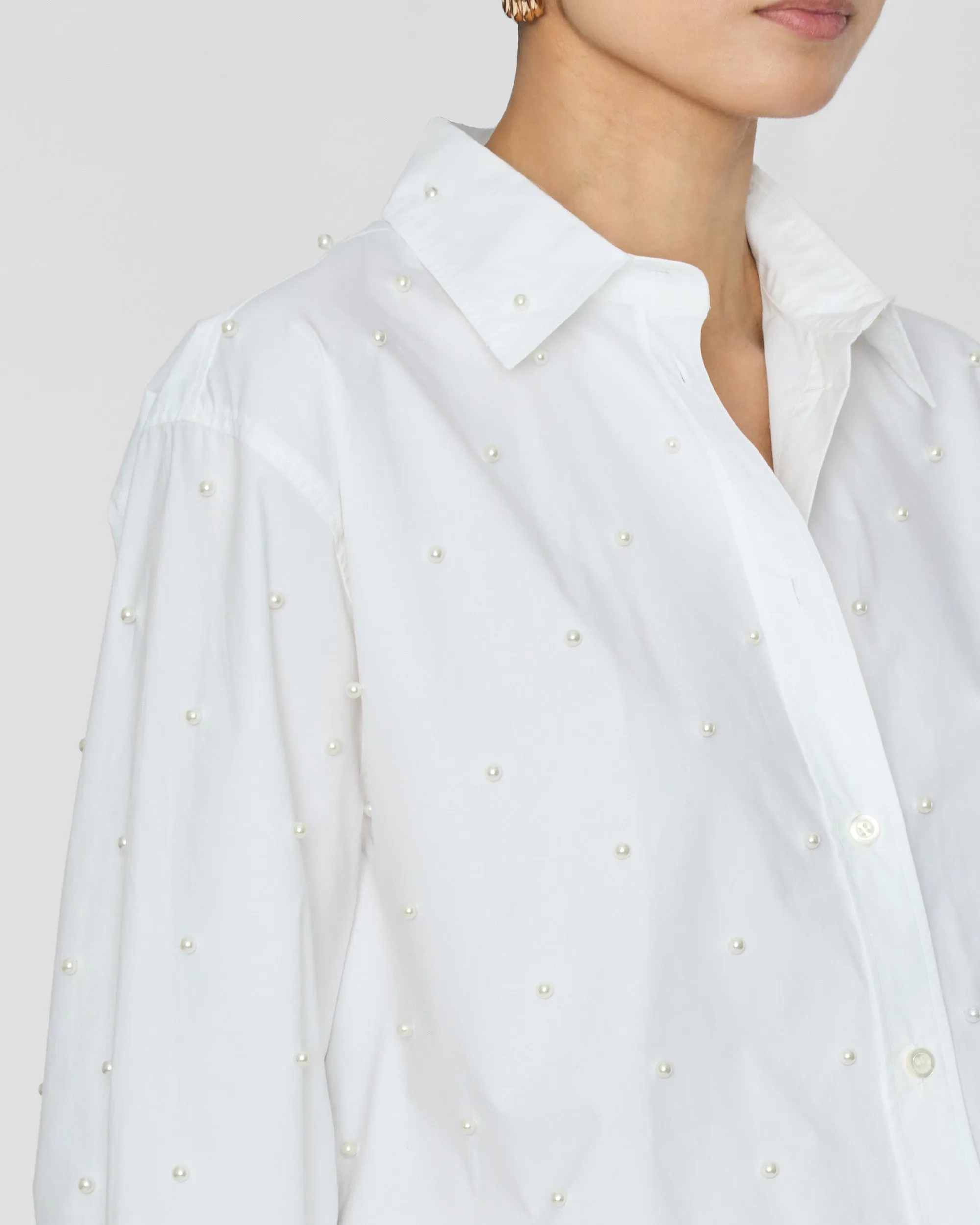 The Oversized Pearl Shirt