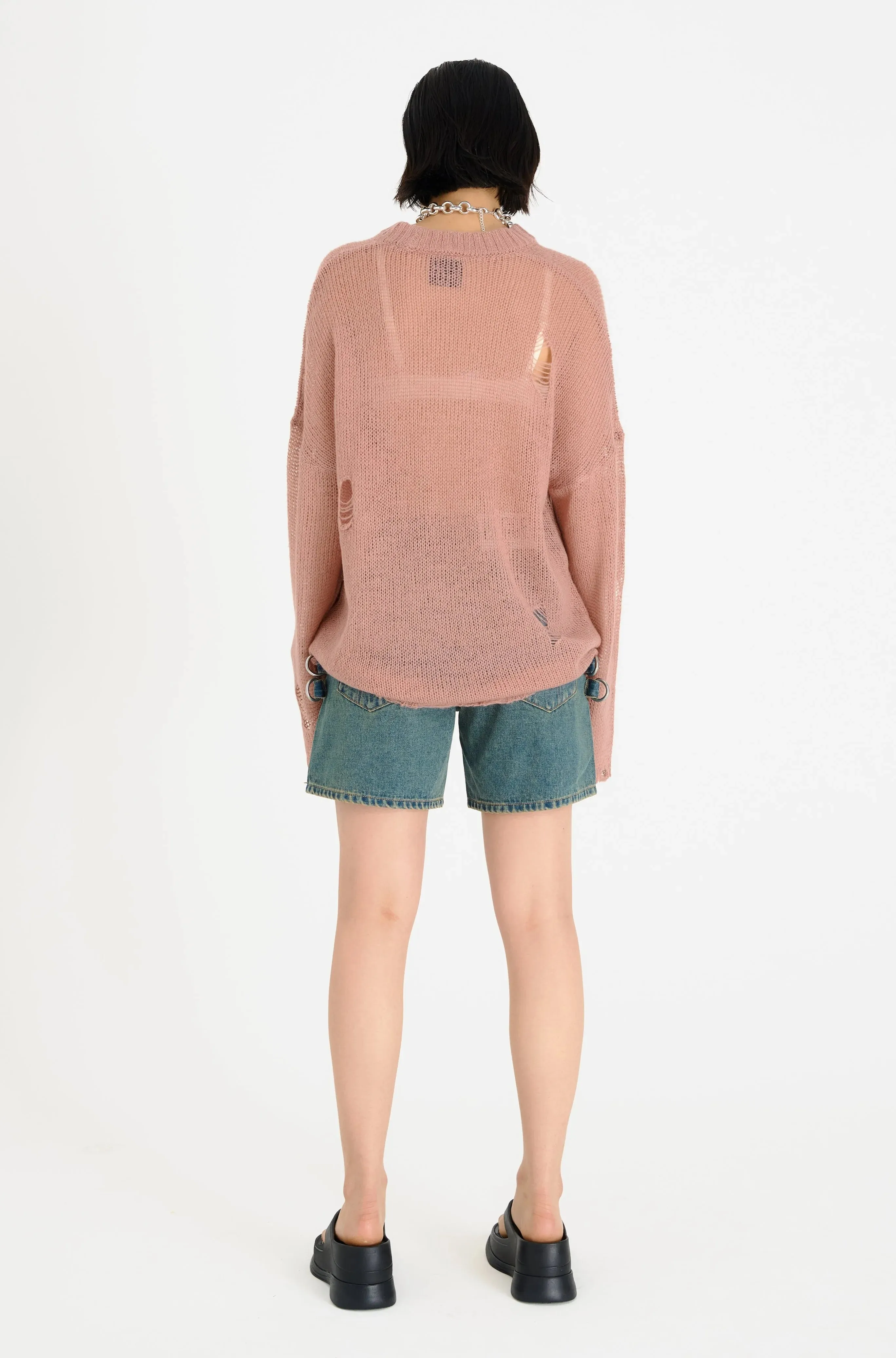 The Ragged Priest Aqua Knit Jumper