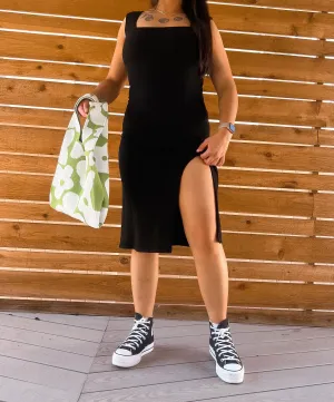 the reset side slit dress