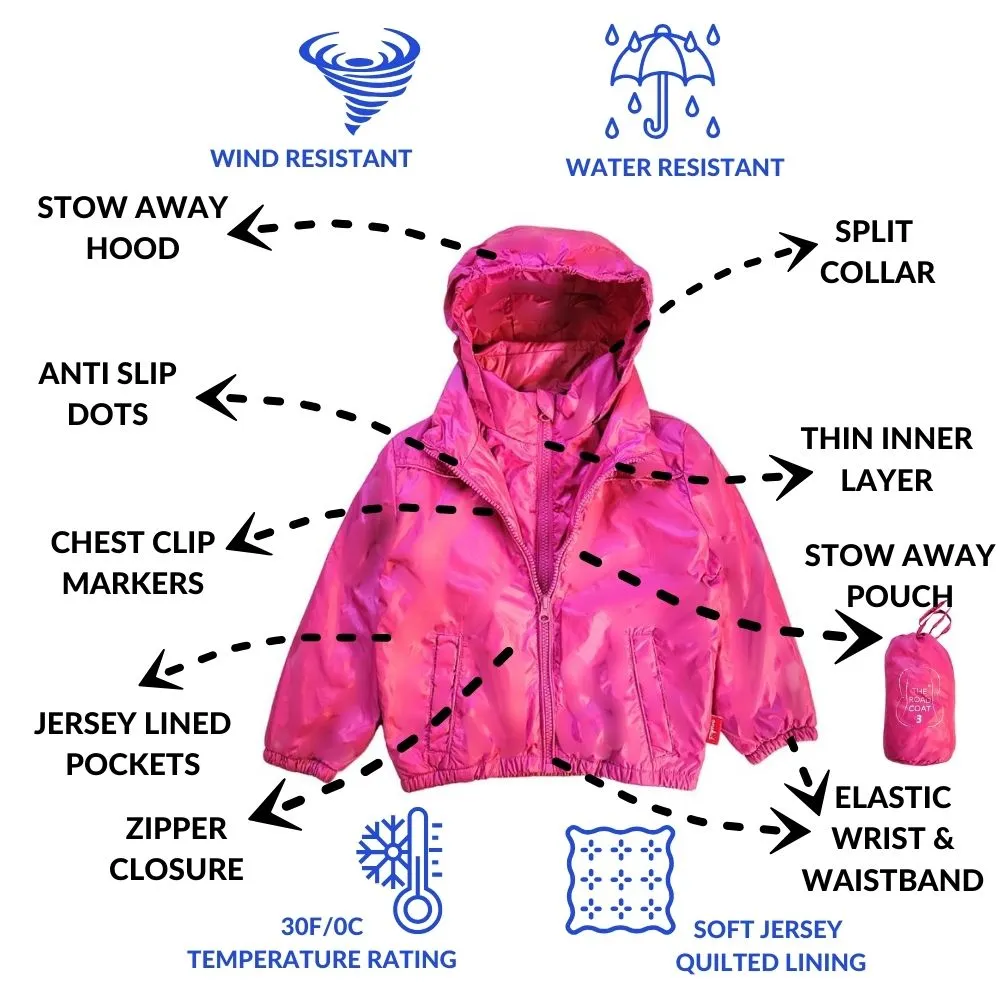 The Road Coat Transition  - Fuchsia