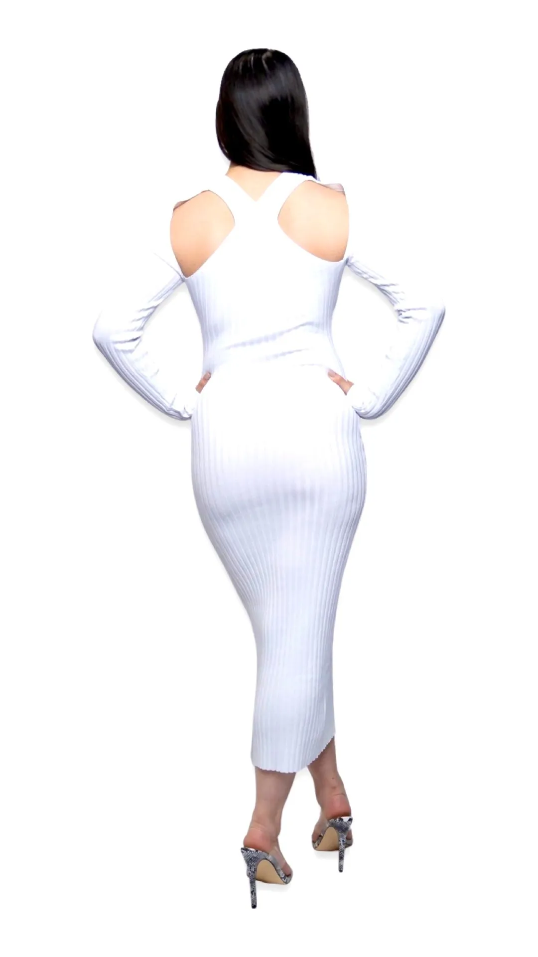 THE ROXANNE DRESS (WHITE)
