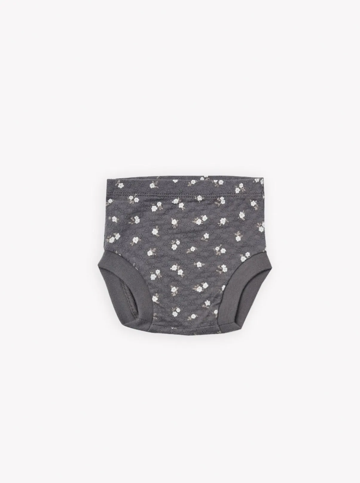 The Ruffle V Dress   Bloomer by Quincy Mae - Dark Floral - BABY