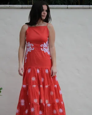 The Saint-Tropez - Coral and White