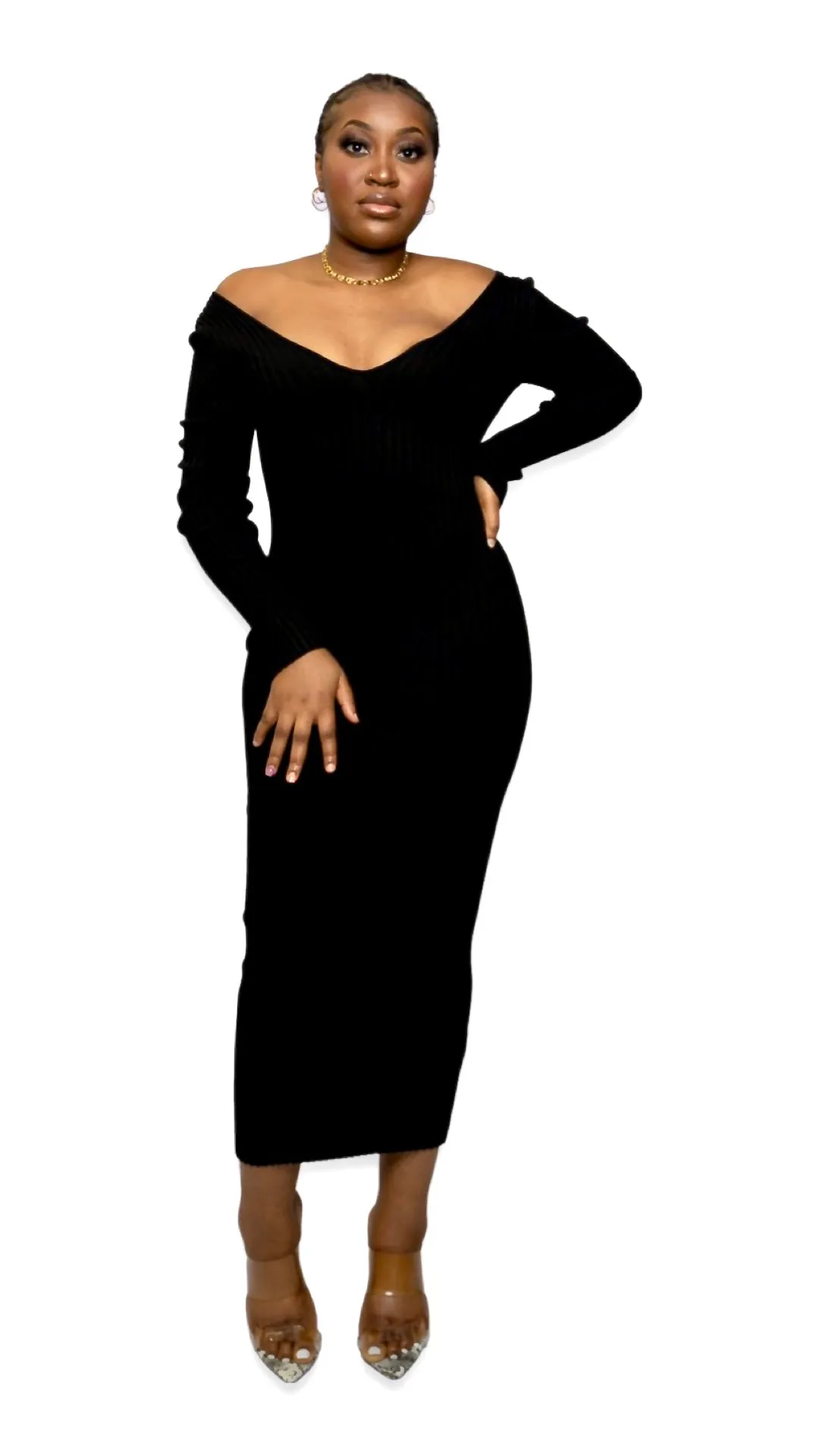 THE SASHA DRESS (BLACK)
