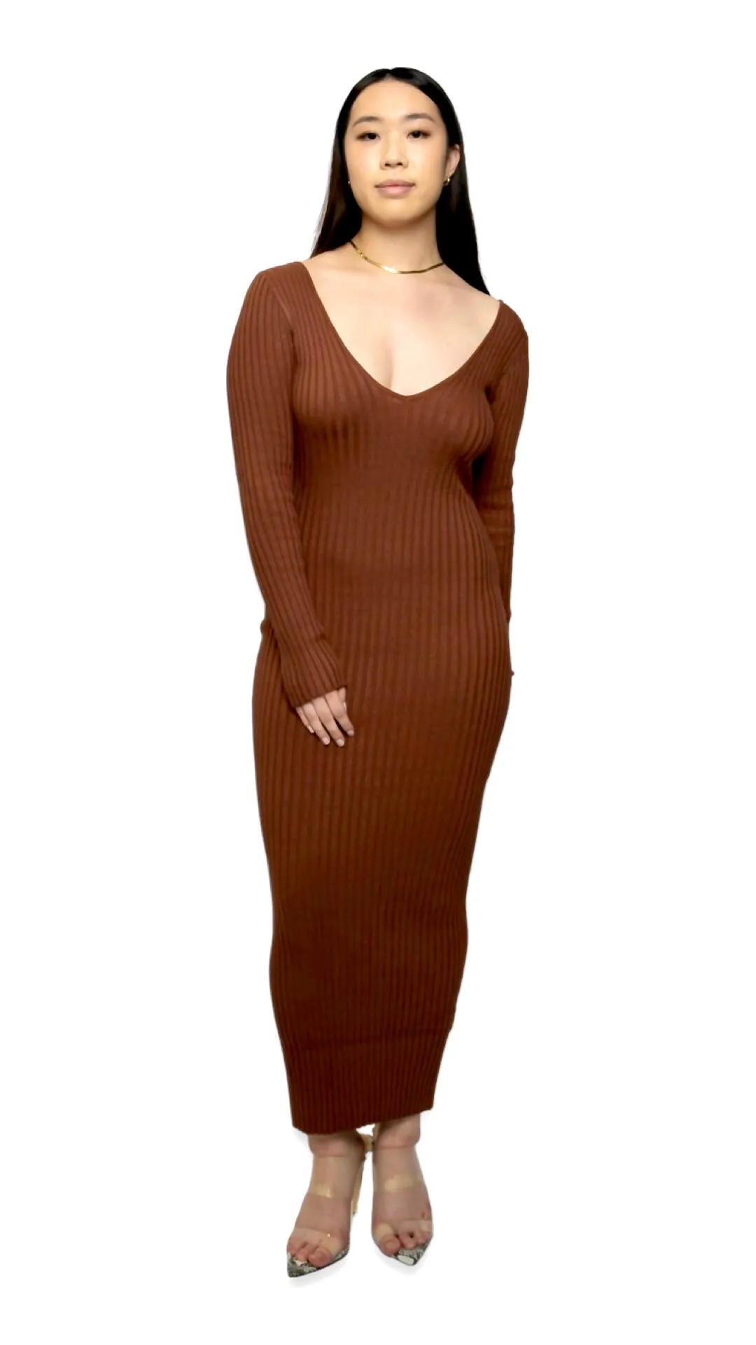 THE SASHA DRESS (COCOA)