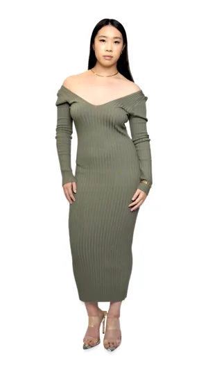THE SASHA DRESS (MOSS)