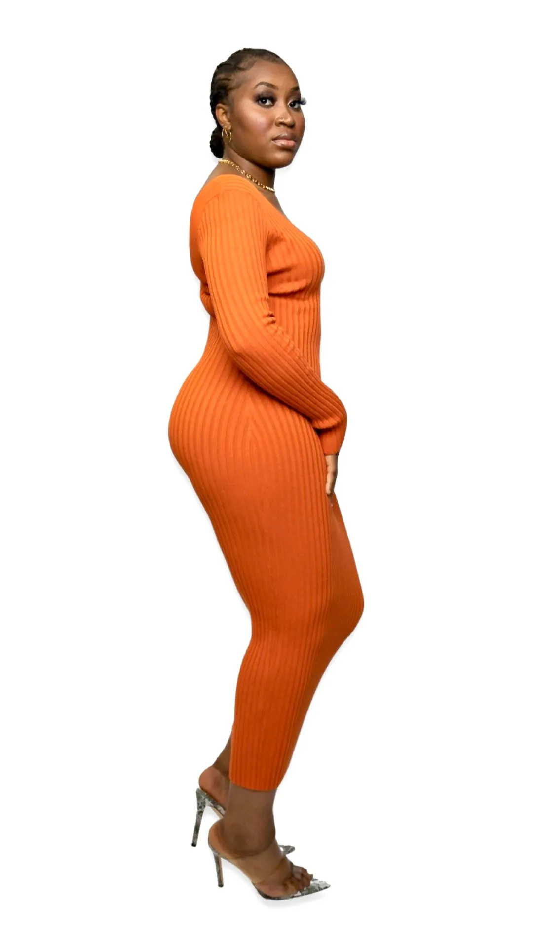 THE SASHA DRESS (ORANGE)