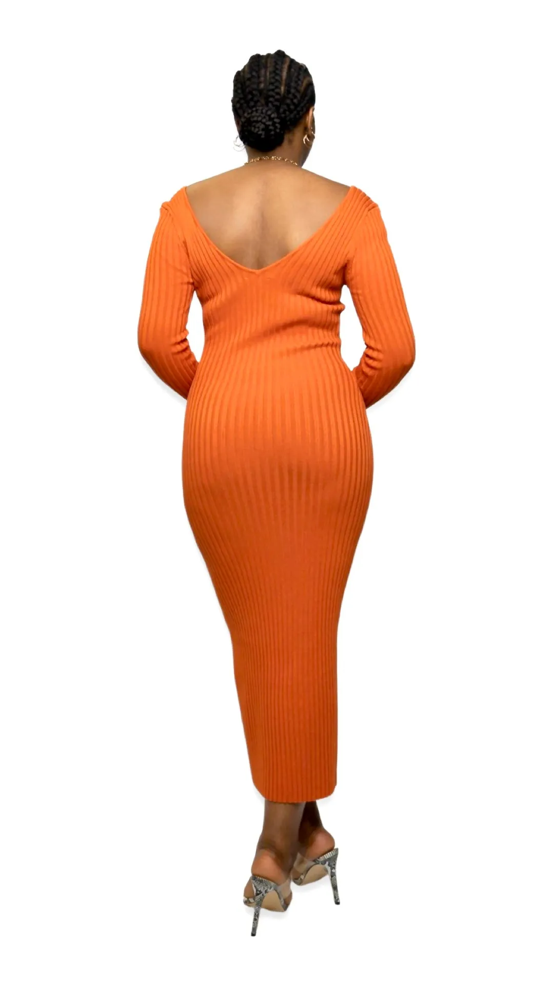 THE SASHA DRESS (ORANGE)