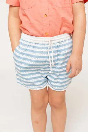 The Sea Short - Nautical Stripe