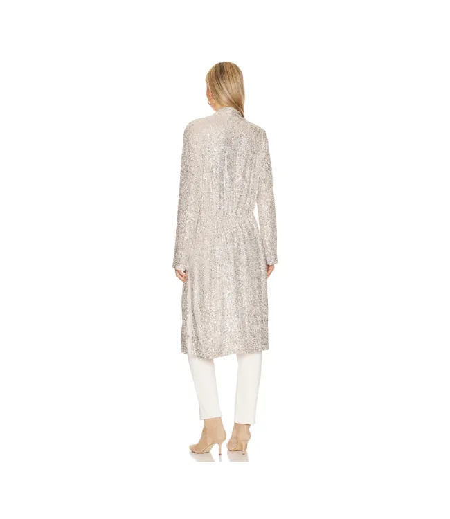 The Show Stopper Sequin Duster - Silver