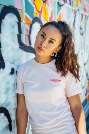 The Statement Tee - Faded Pink