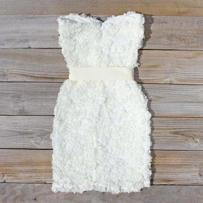 The Sugar Flower Dress in White