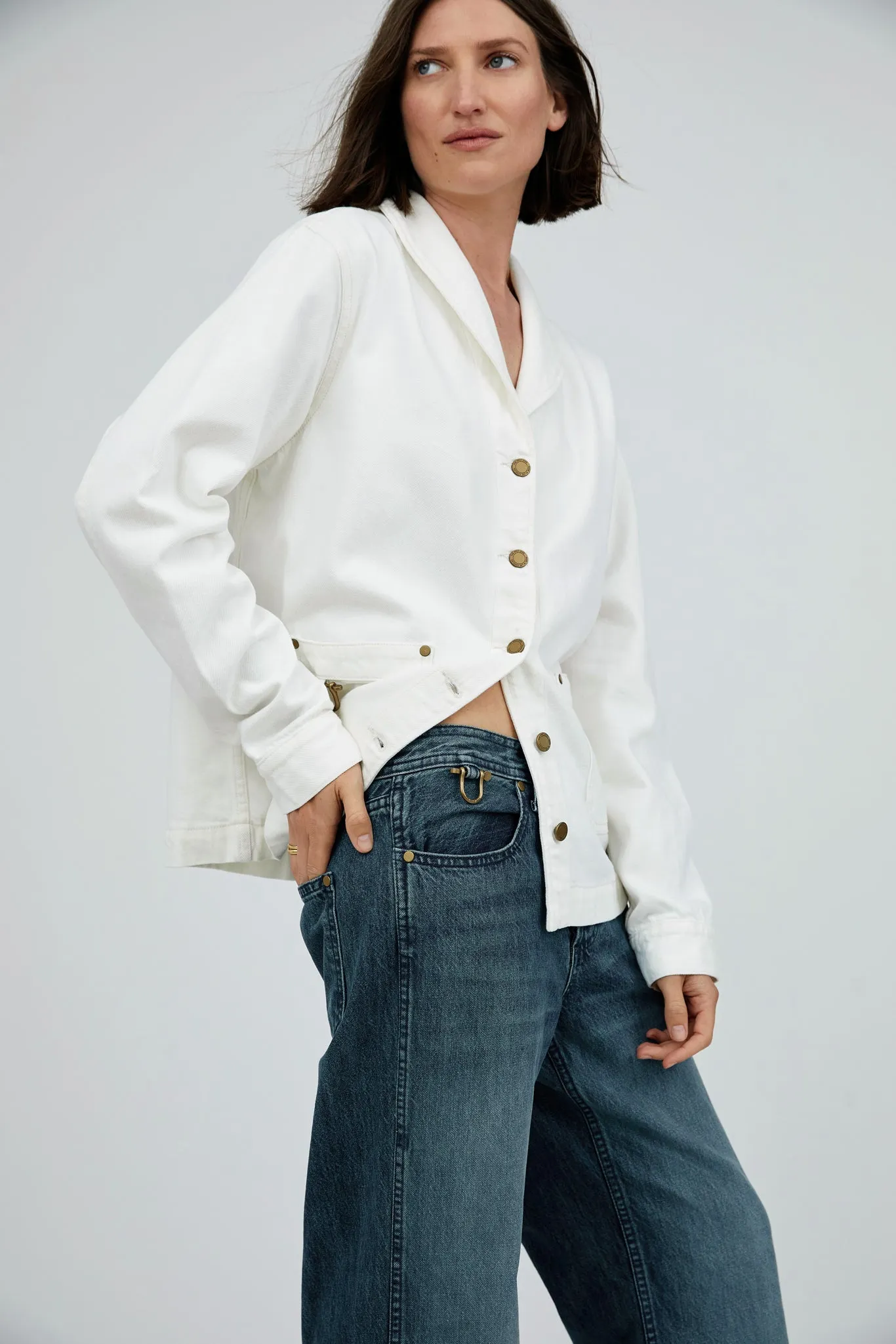 The Trip Jacket in Salt
