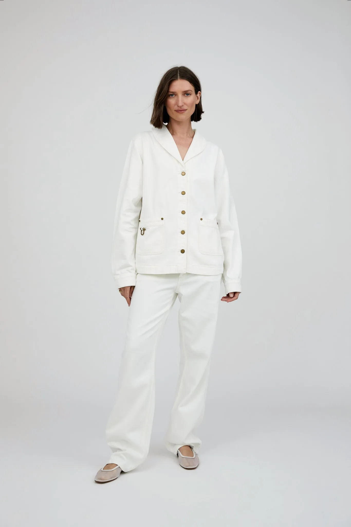 The Trip Jacket in Salt
