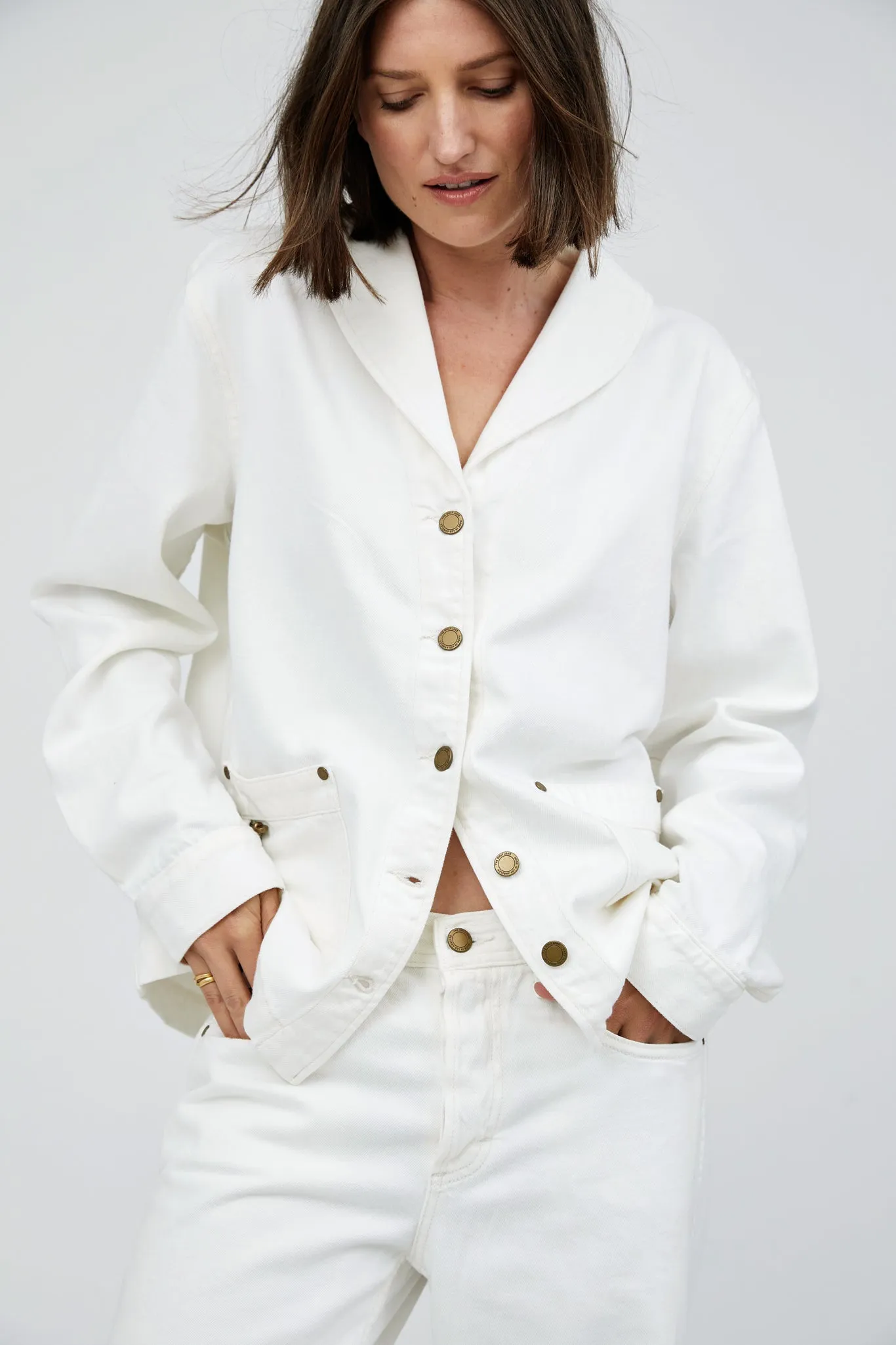 The Trip Jacket in Salt