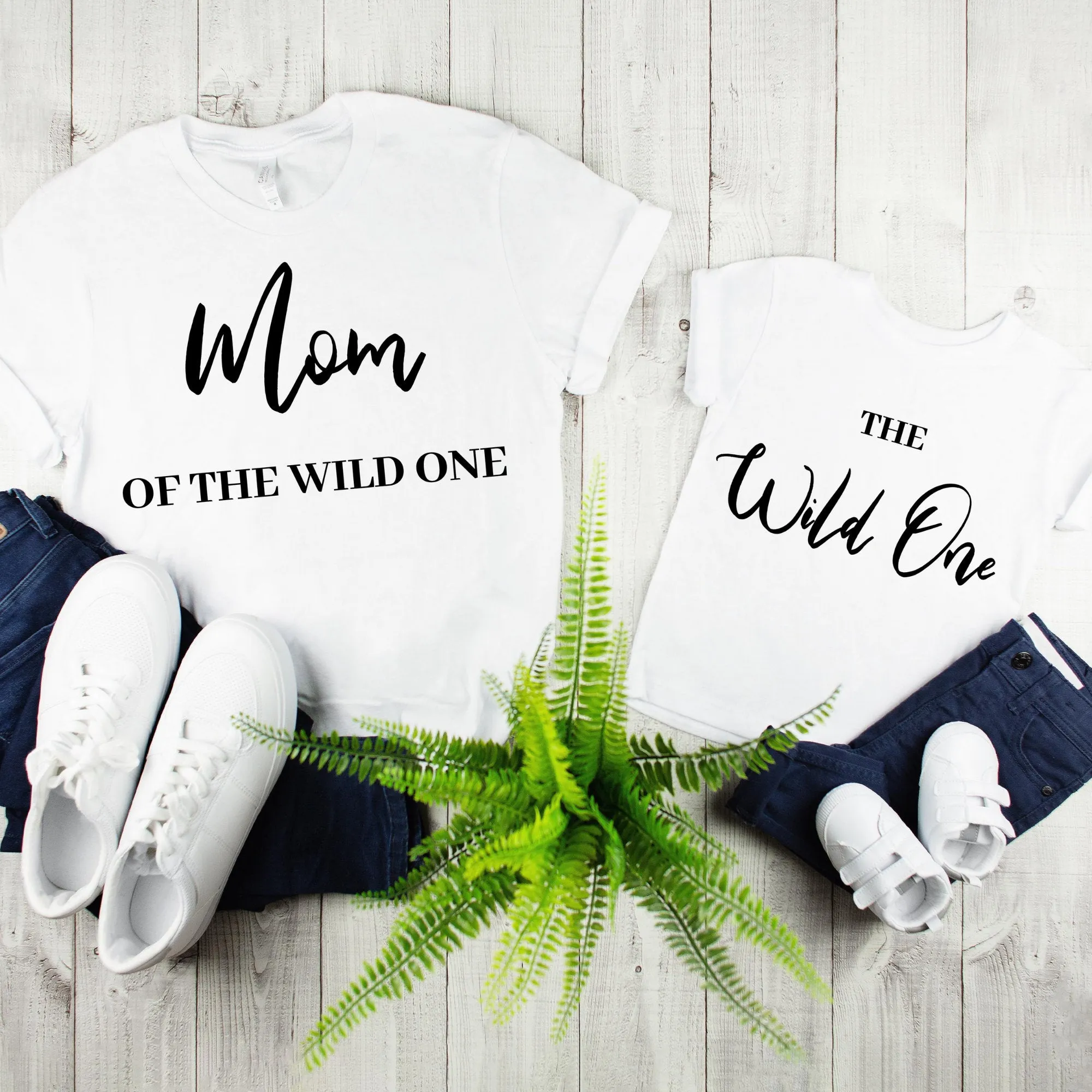 The Wild One-Mom of the Wild One, Mom and Baby Matching Shirts,Funny Matching Outfits, Mom Gift Ideas, Matching Shirts for Moms,Mommy and Me