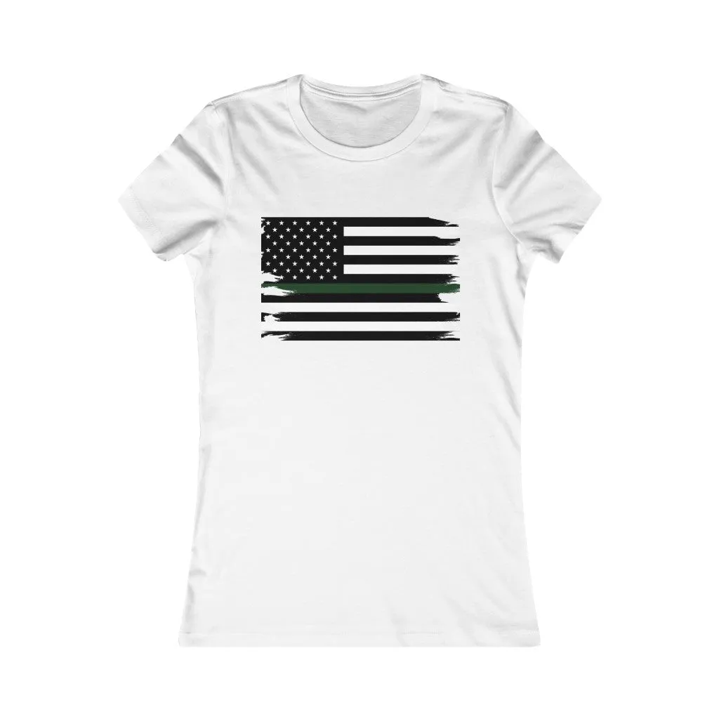 Thin Green Line Flag Women's Tee