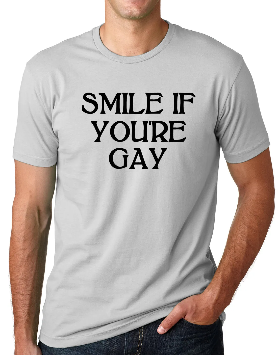 Think Out Loud Apparel Smile If Youre Gay Funy Gay Pride T-Shirt