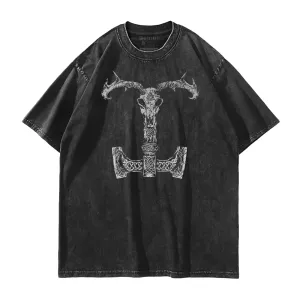 Thor's Hammer Washed T-Shirt