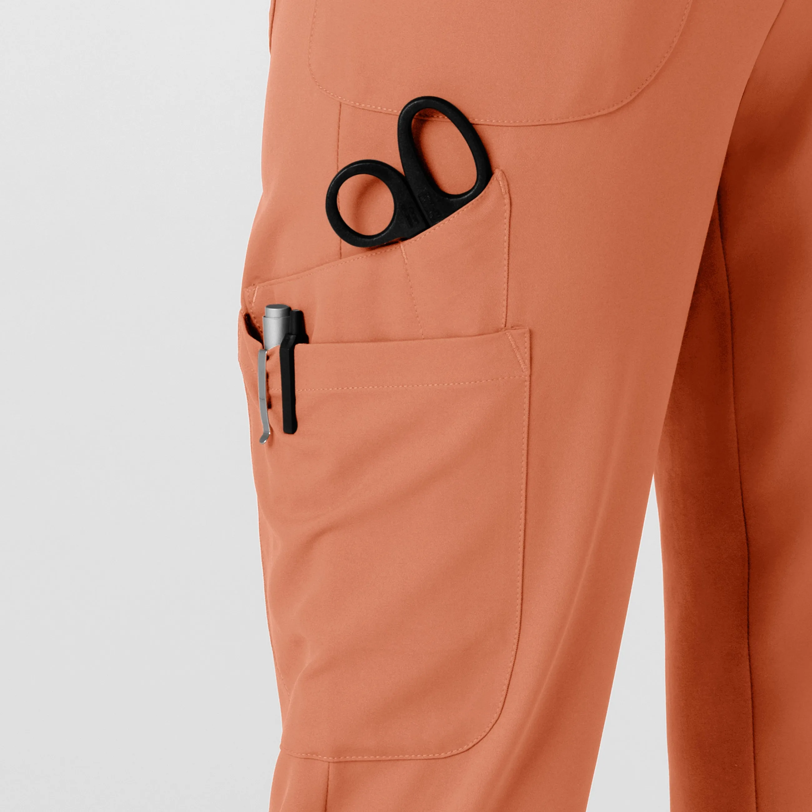 Thrive 5522 Convertible Stirrup Jogger Scrub Pants Terracotta