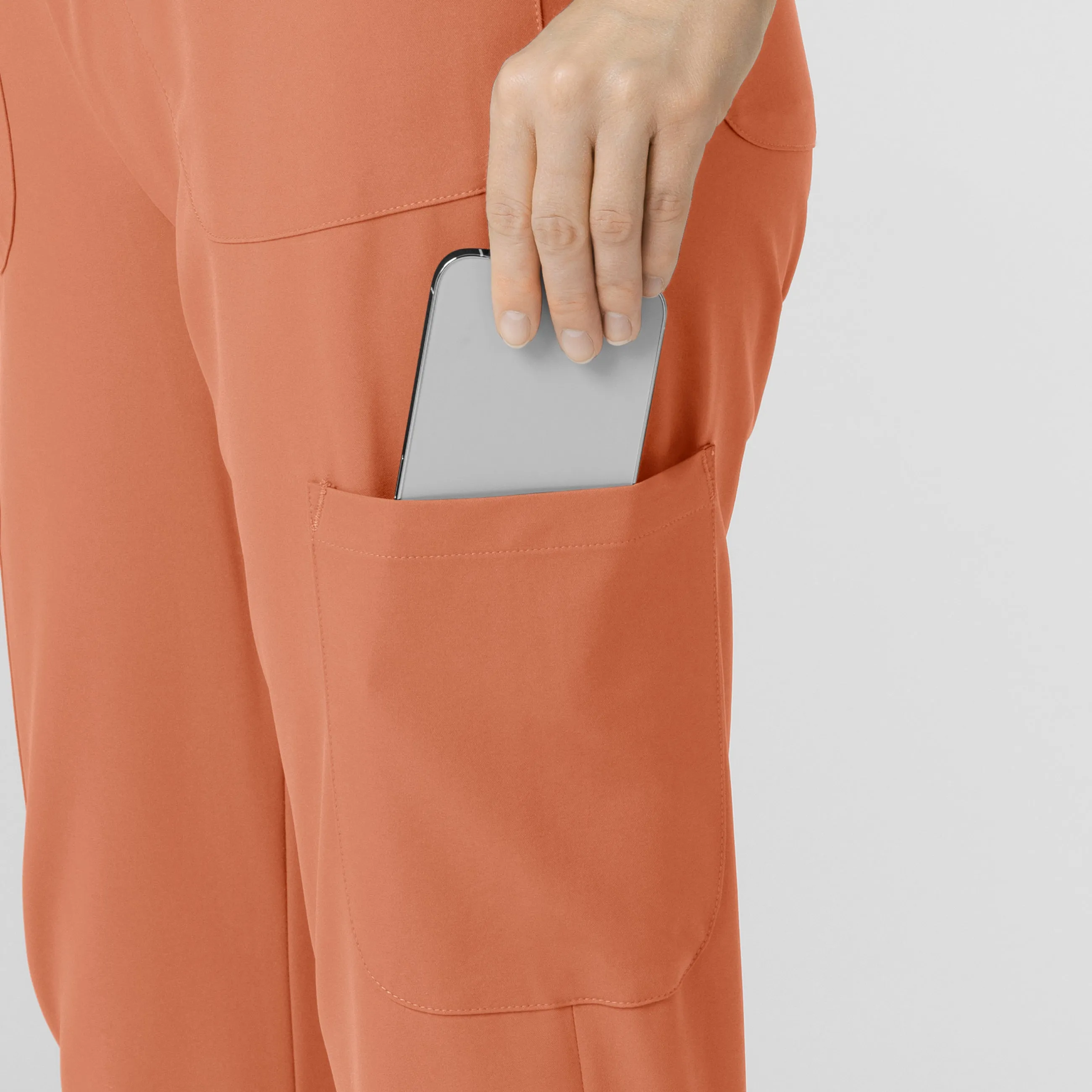 Thrive 5522 Convertible Stirrup Jogger Scrub Pants Terracotta