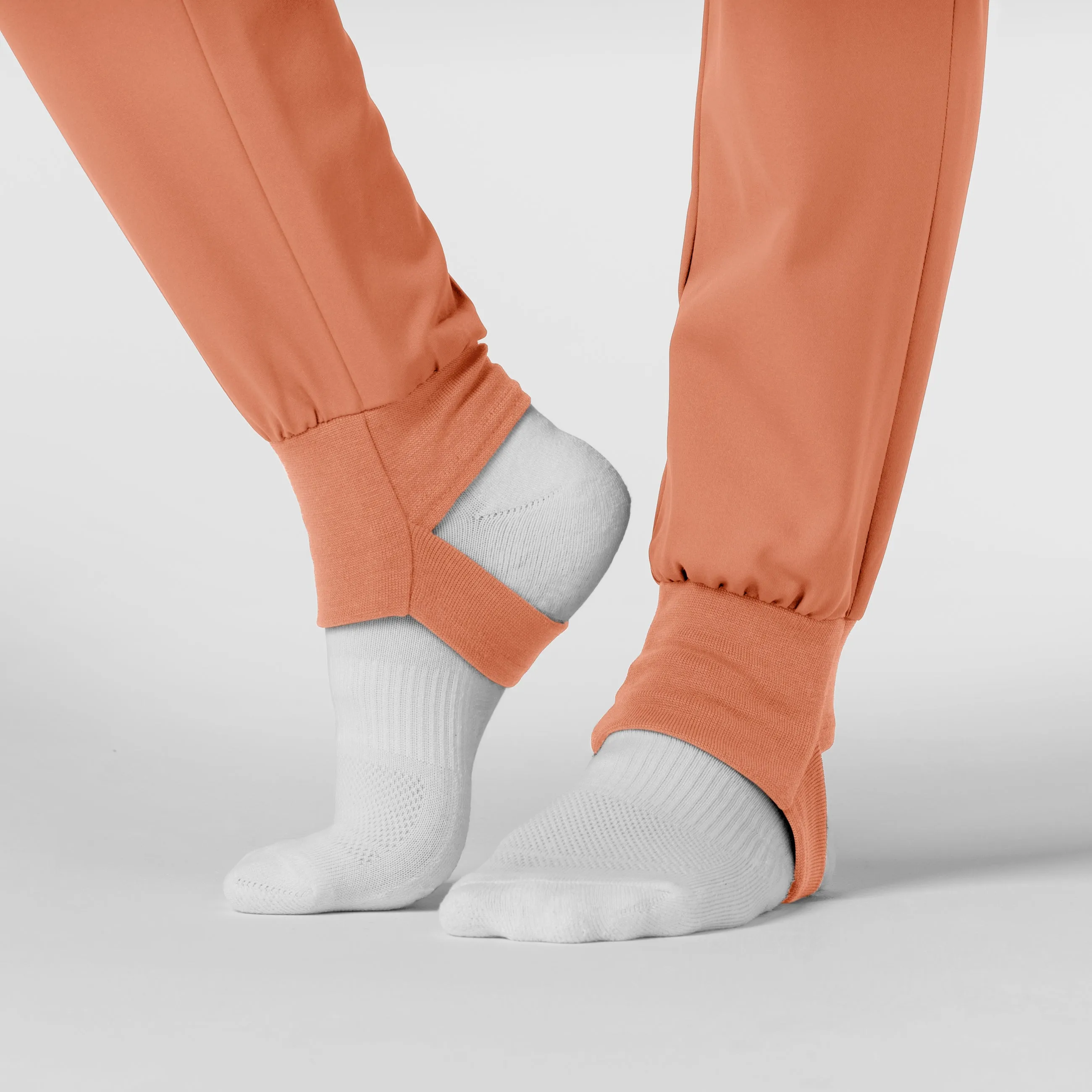 Thrive 5522 Convertible Stirrup Jogger Scrub Pants Terracotta