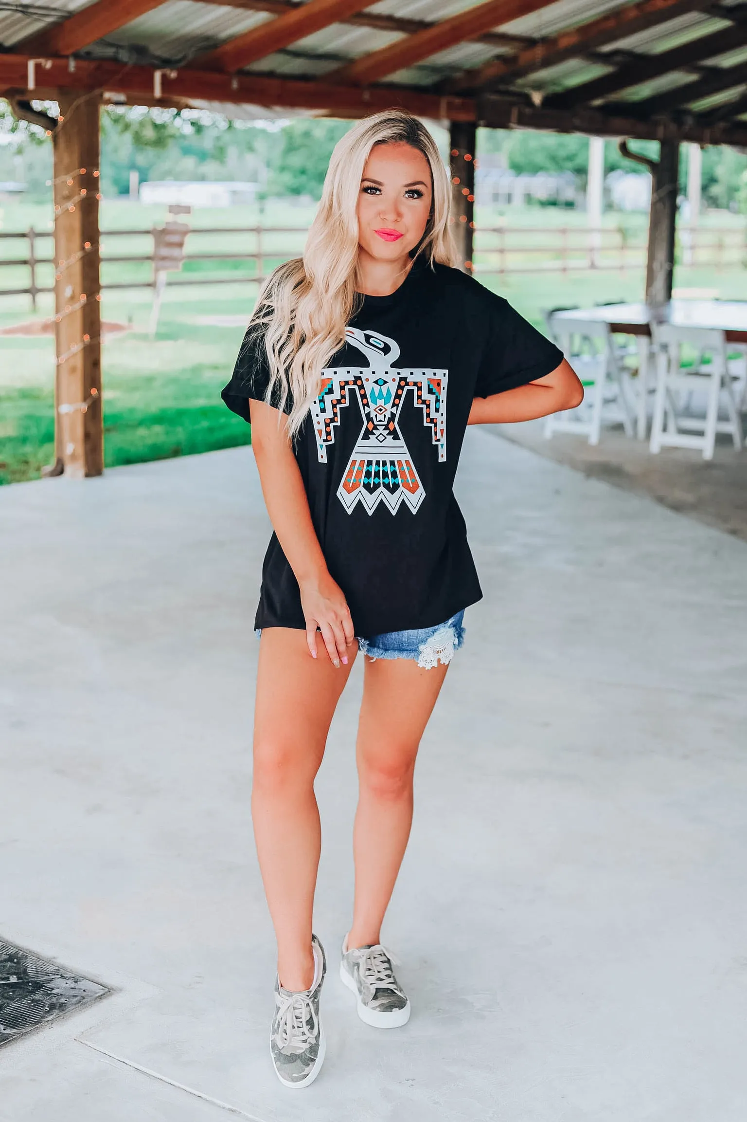 Thunderbird Graphic Tee - Black