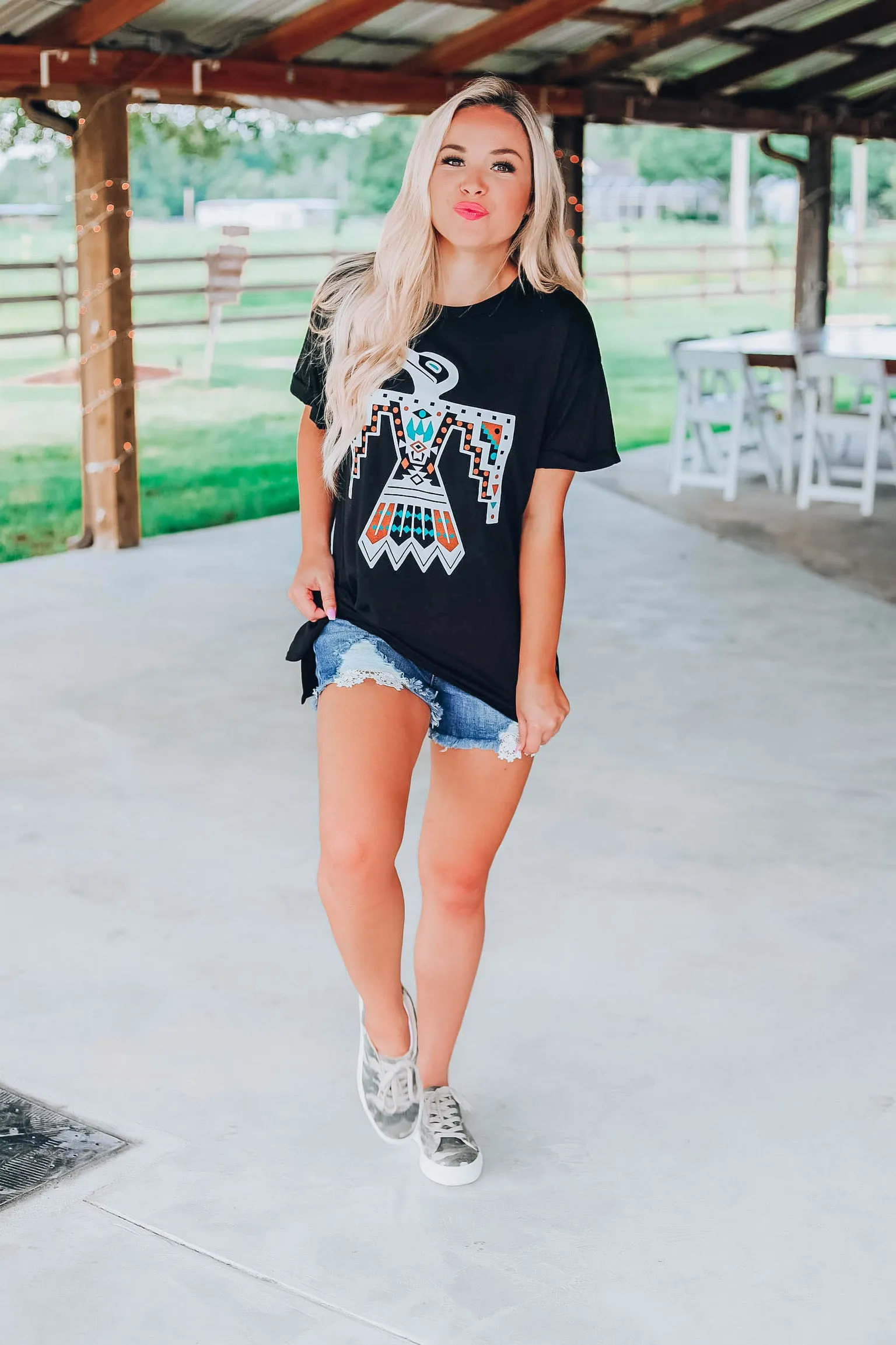 Thunderbird Graphic Tee - Black