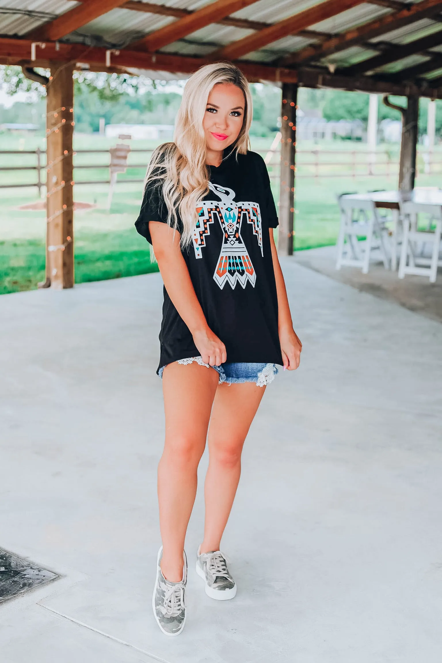 Thunderbird Graphic Tee - Black