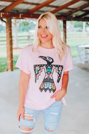 Thunderbird Graphic Tee - Pink