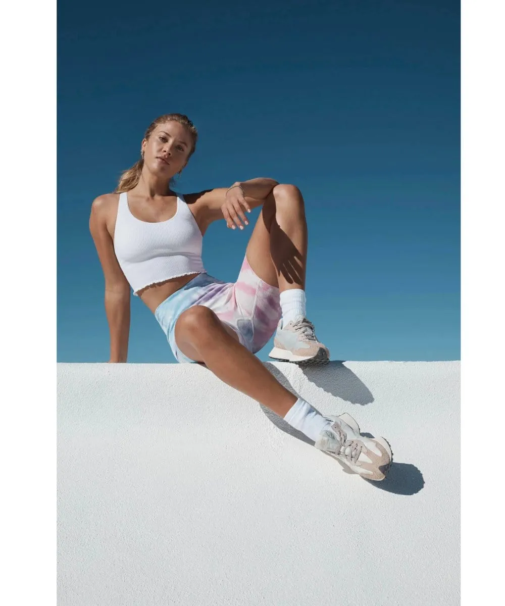 Tie Dye Biker Short Pastel Swirl