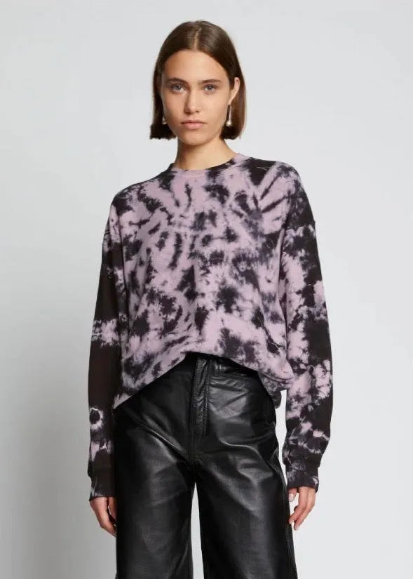Tie Dye Sweatshirt (Blush/Black)