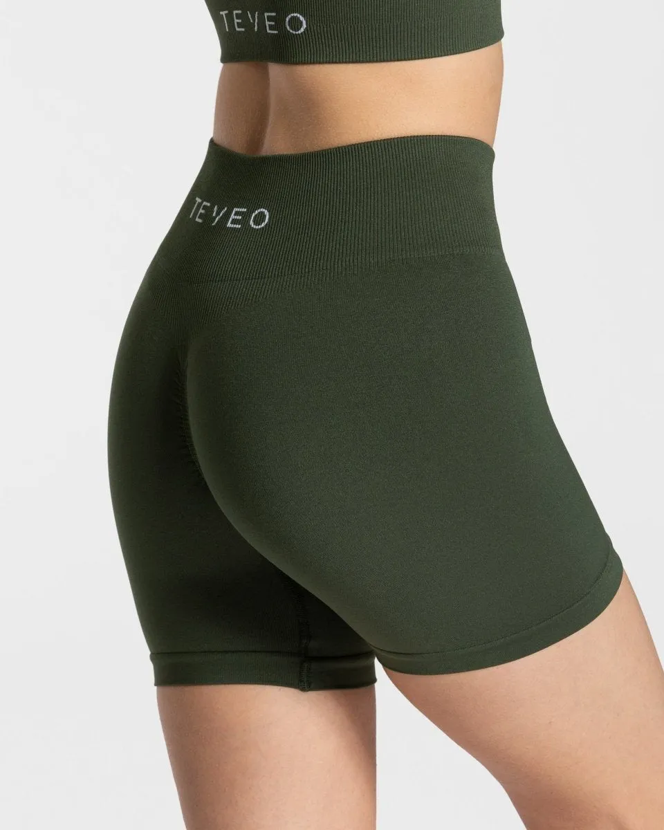 Timeless Scrunch Short "Khaki"