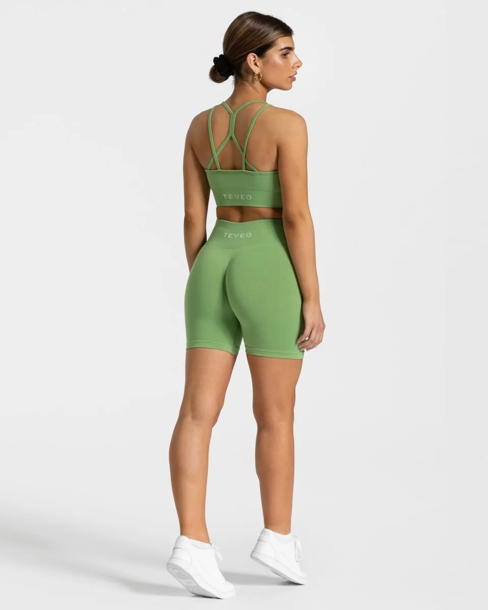 Timeless Scrunch Short "Olive"