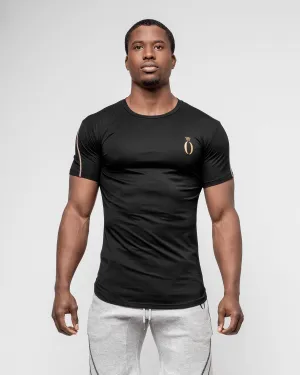 Tri Tee Black & Gold