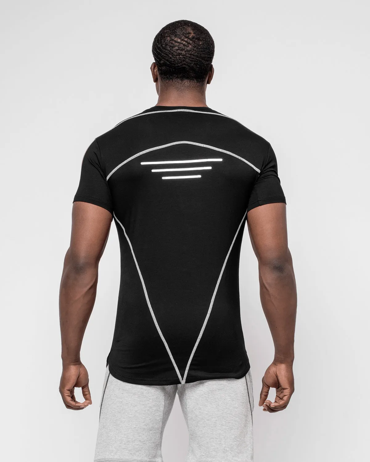 Tri Tee Black & White