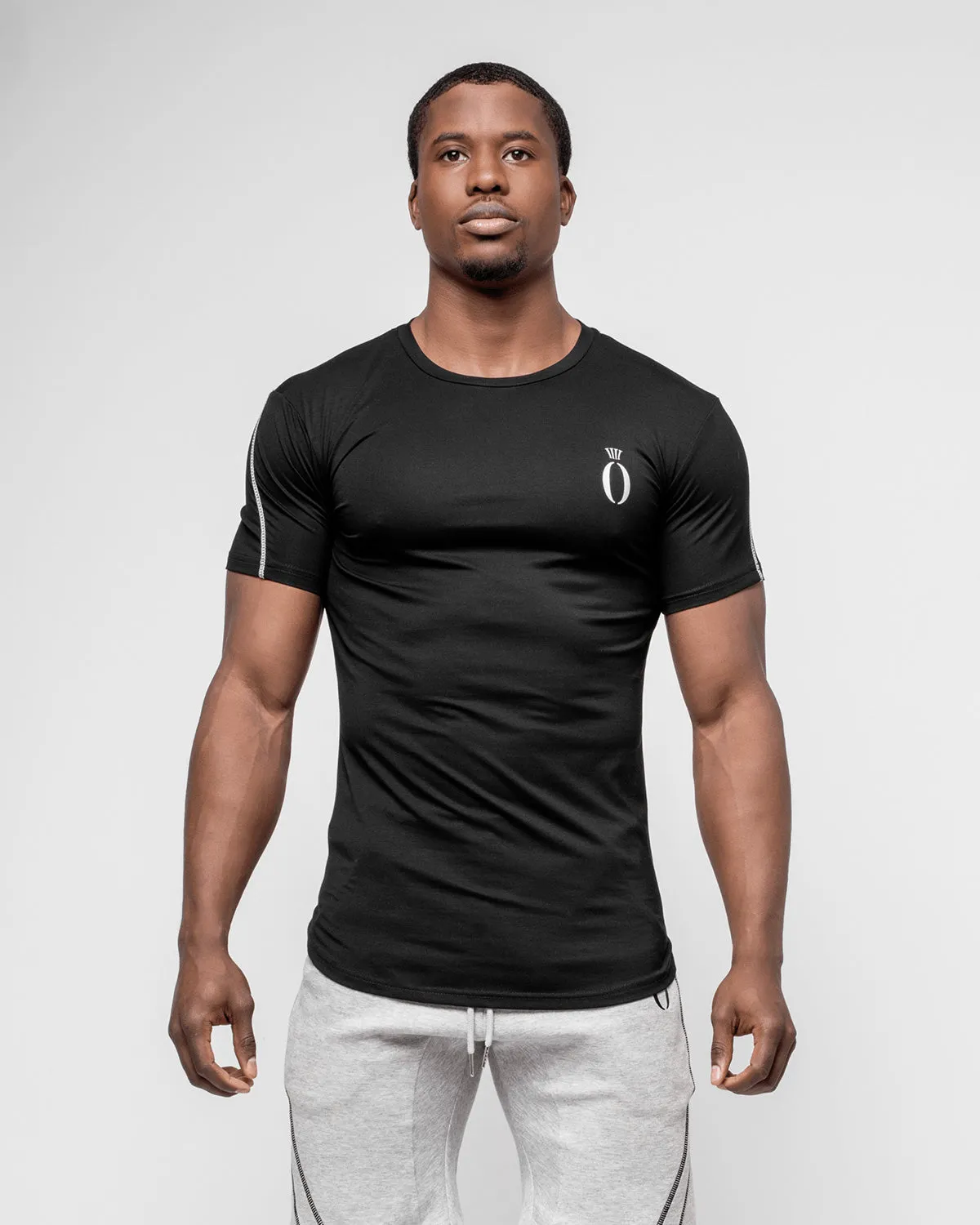 Tri Tee Black & White