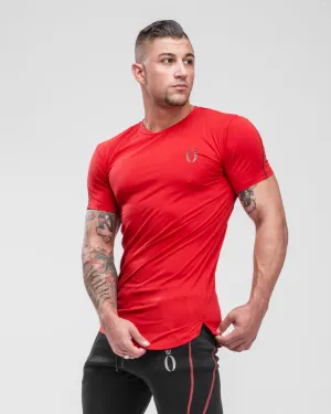 Tri Tee Red & Black