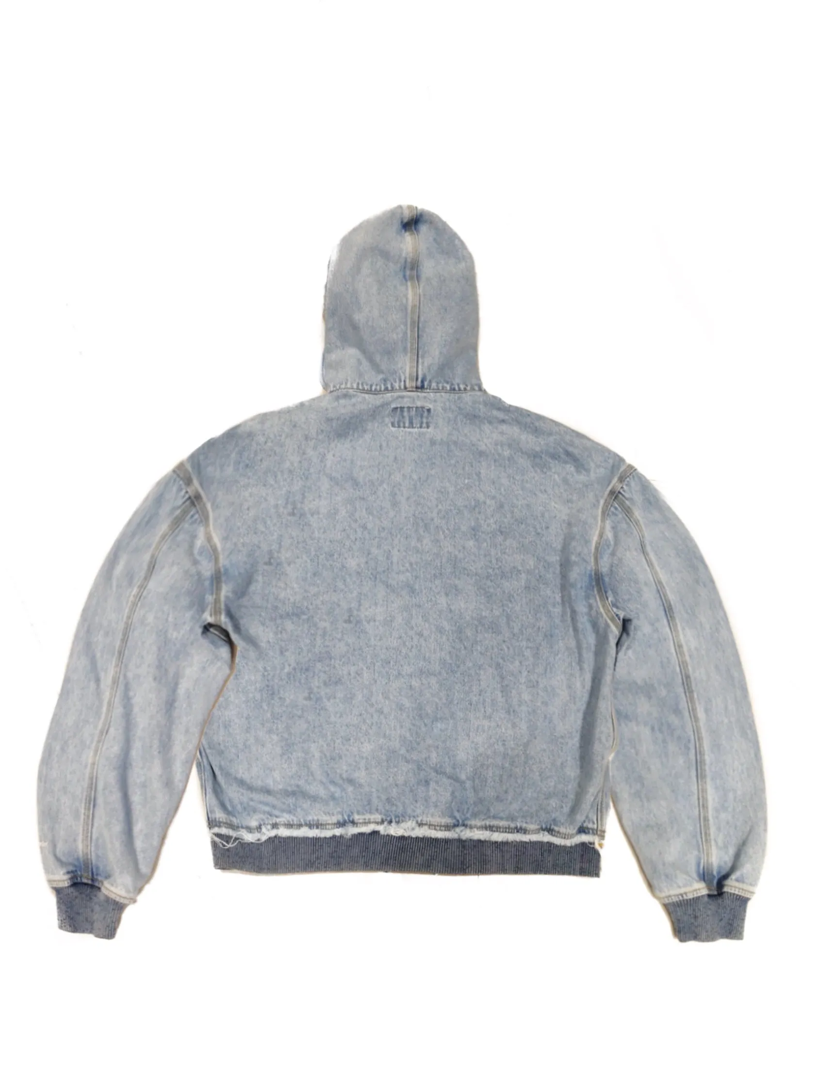 Tribal Zip Up Hoodie Vintage Blue