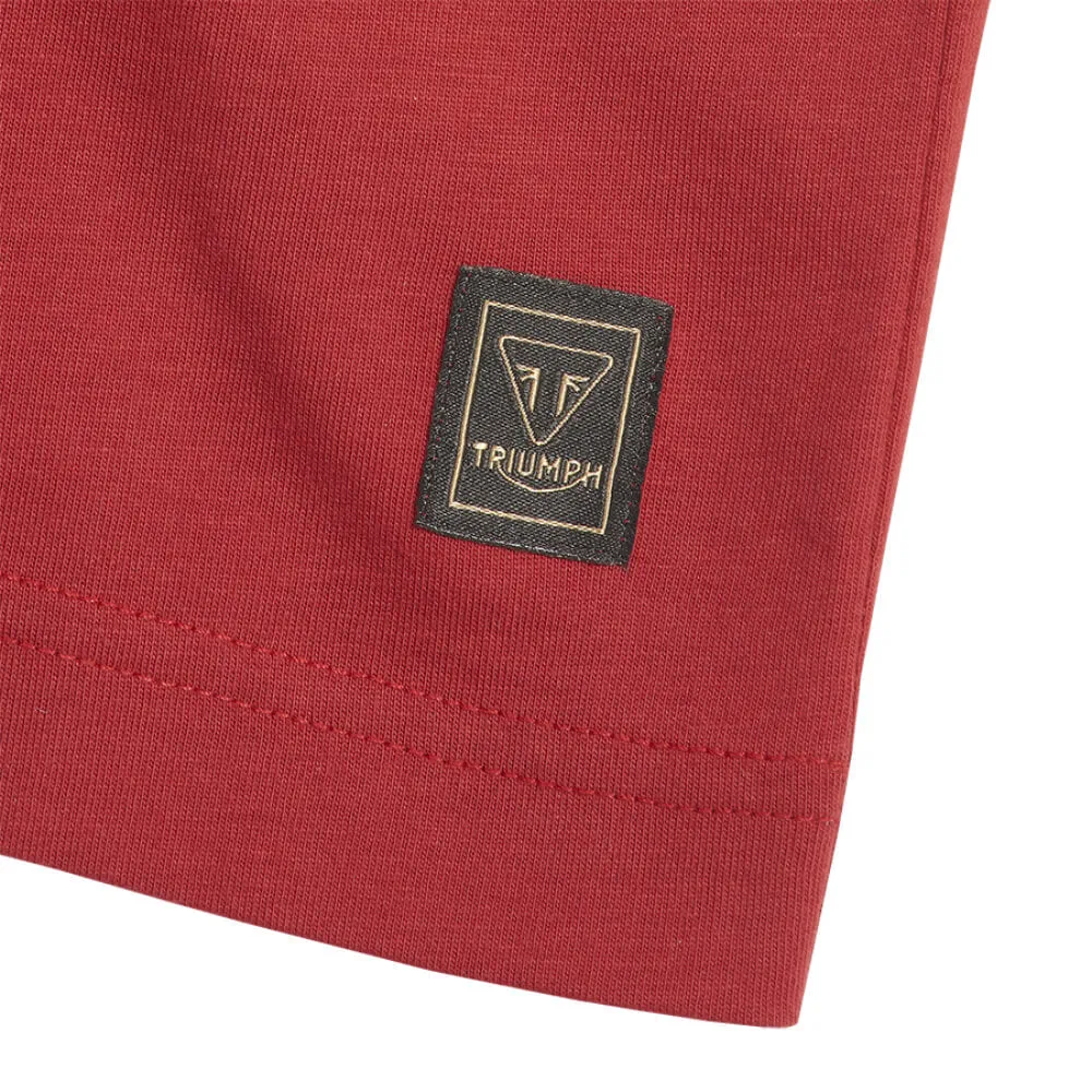 Triumph Preston T-Shirt Red / Bone