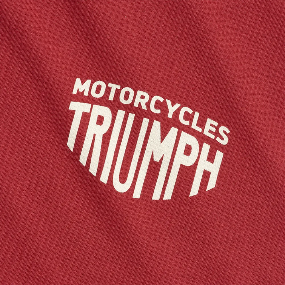 Triumph Preston T-Shirt Red / Bone