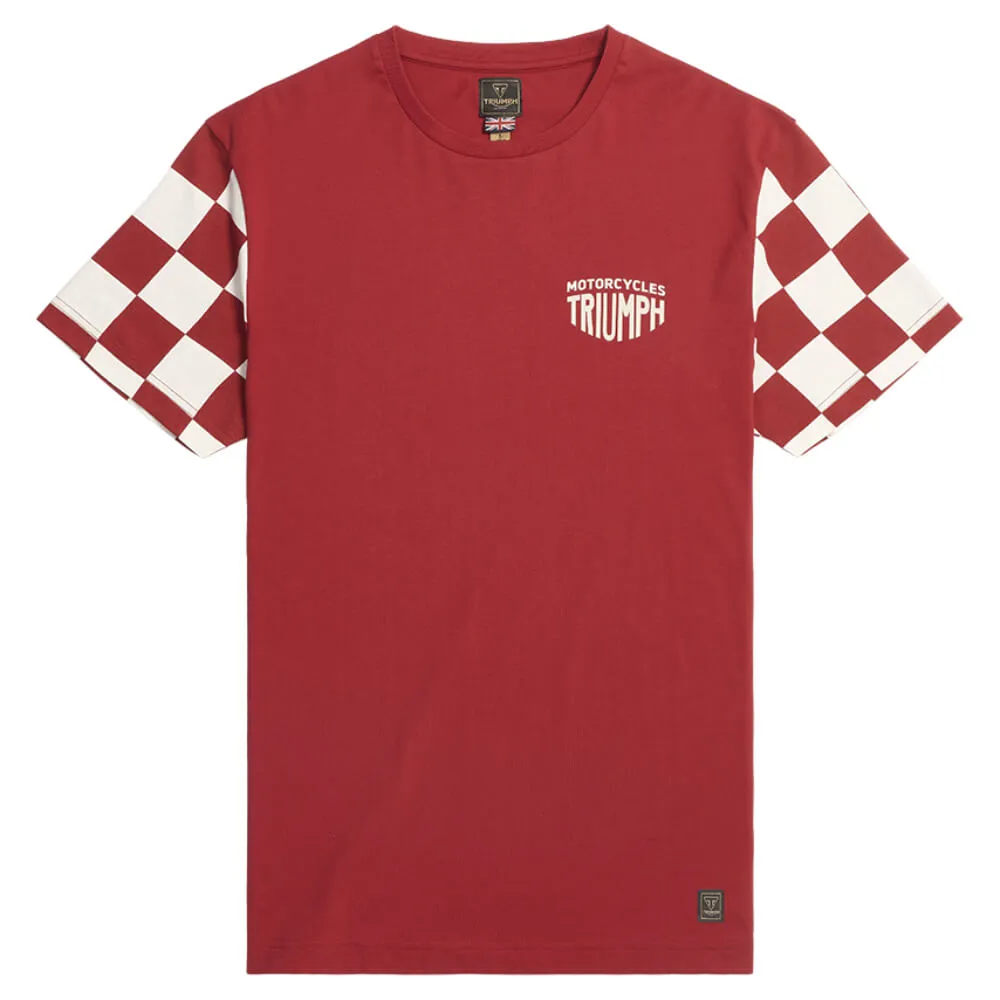 Triumph Preston T-Shirt Red / Bone