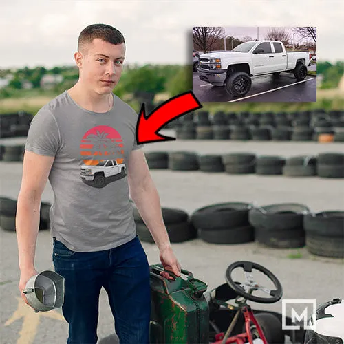 Trucks | Custom Print for Men | Fitted T-shirt