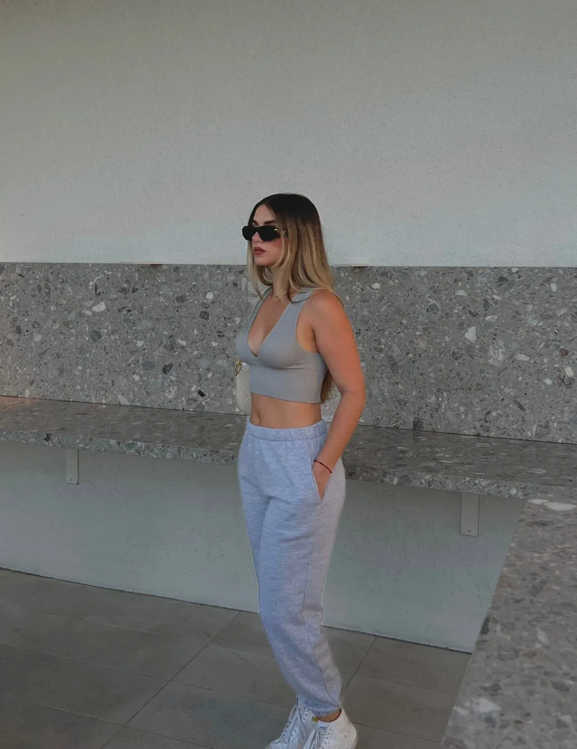 Truth Or Bare V-Neck Crop Top