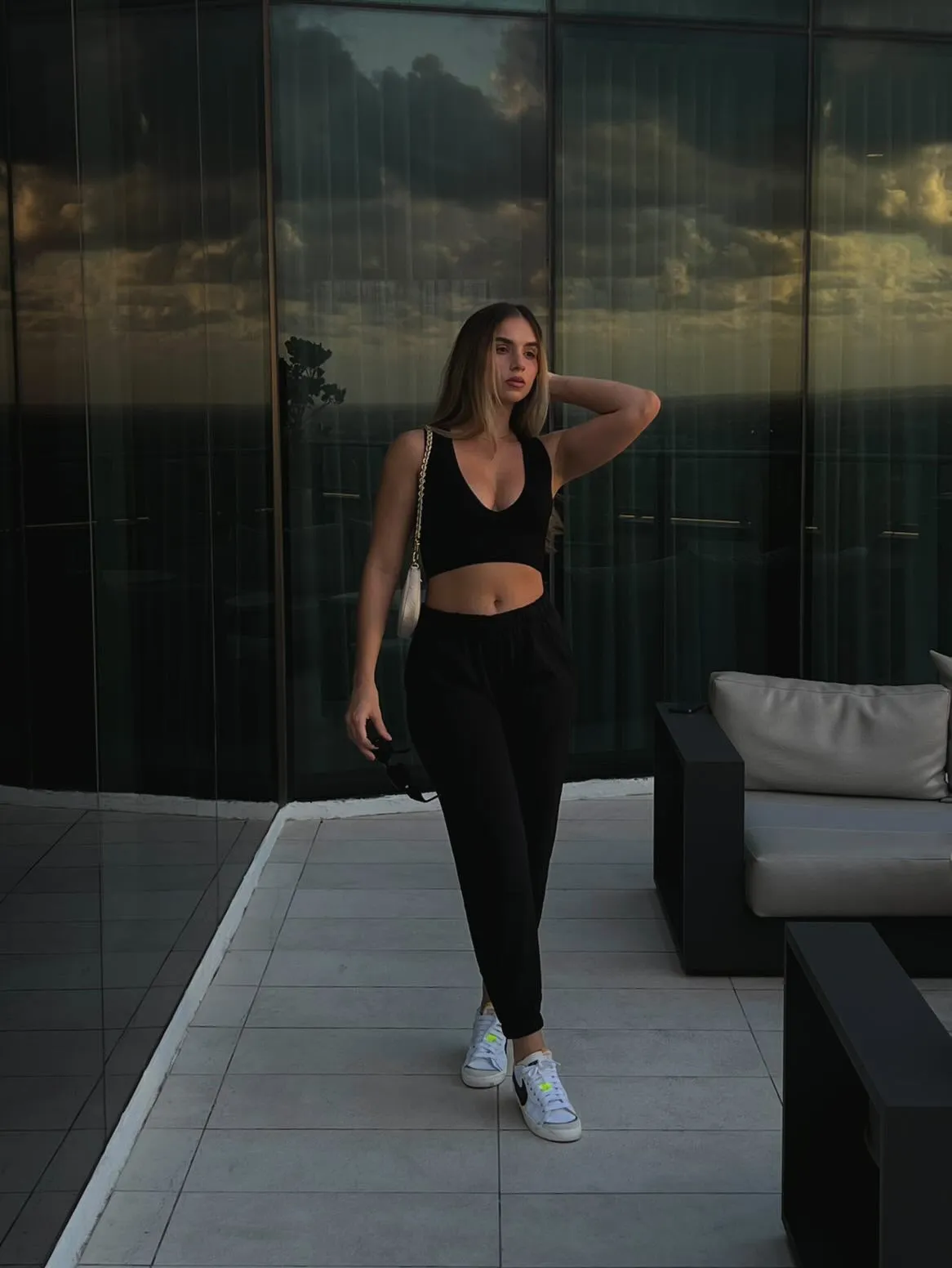 Truth Or Bare V-Neck Crop Top