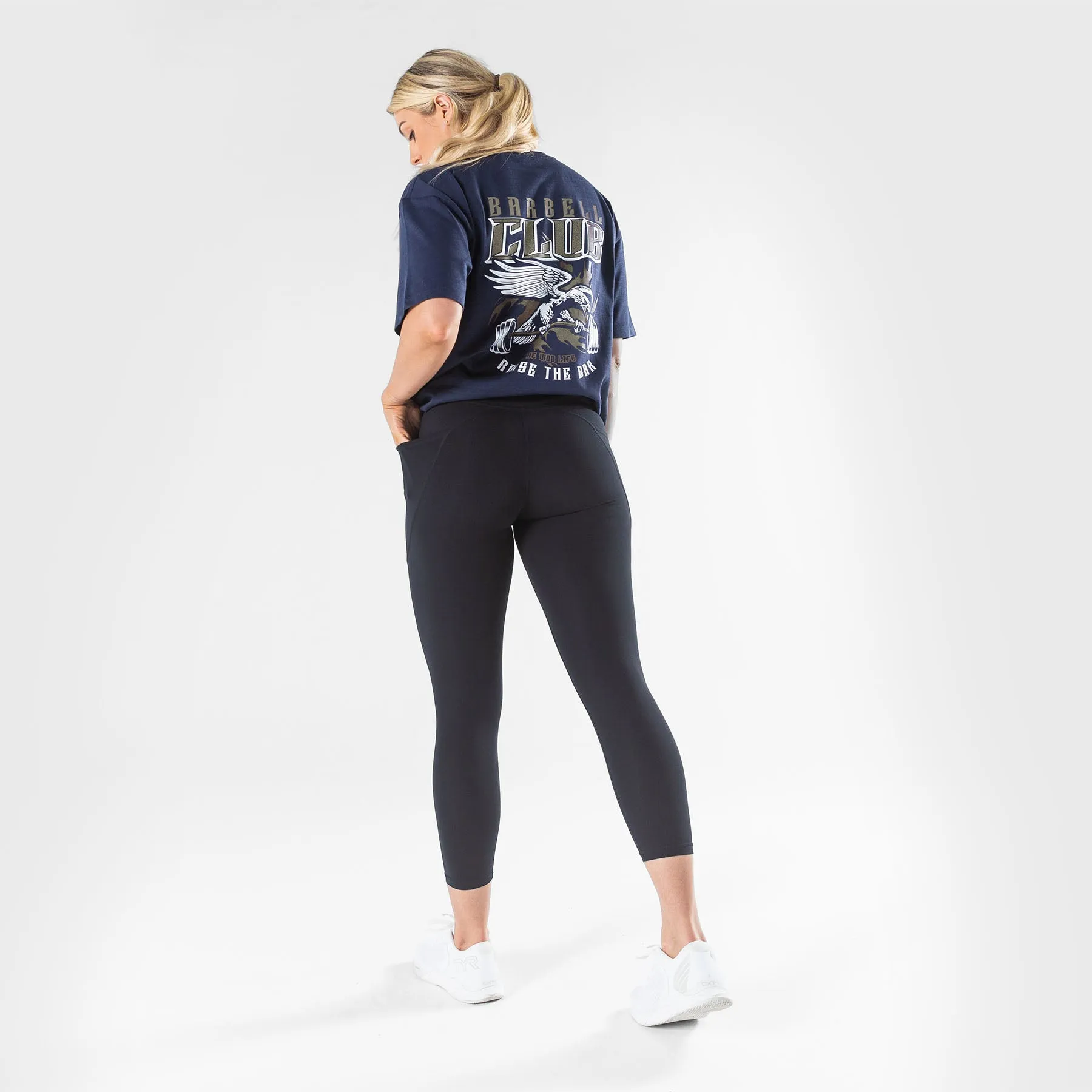 TWL - LIFESTYLE OVERSIZED T-SHIRT - BARBELL CLUB - EAGLE/MIDNIGHT NAVY
