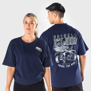 TWL - LIFESTYLE OVERSIZED T-SHIRT - BARBELL CLUB - EAGLE/MIDNIGHT NAVY