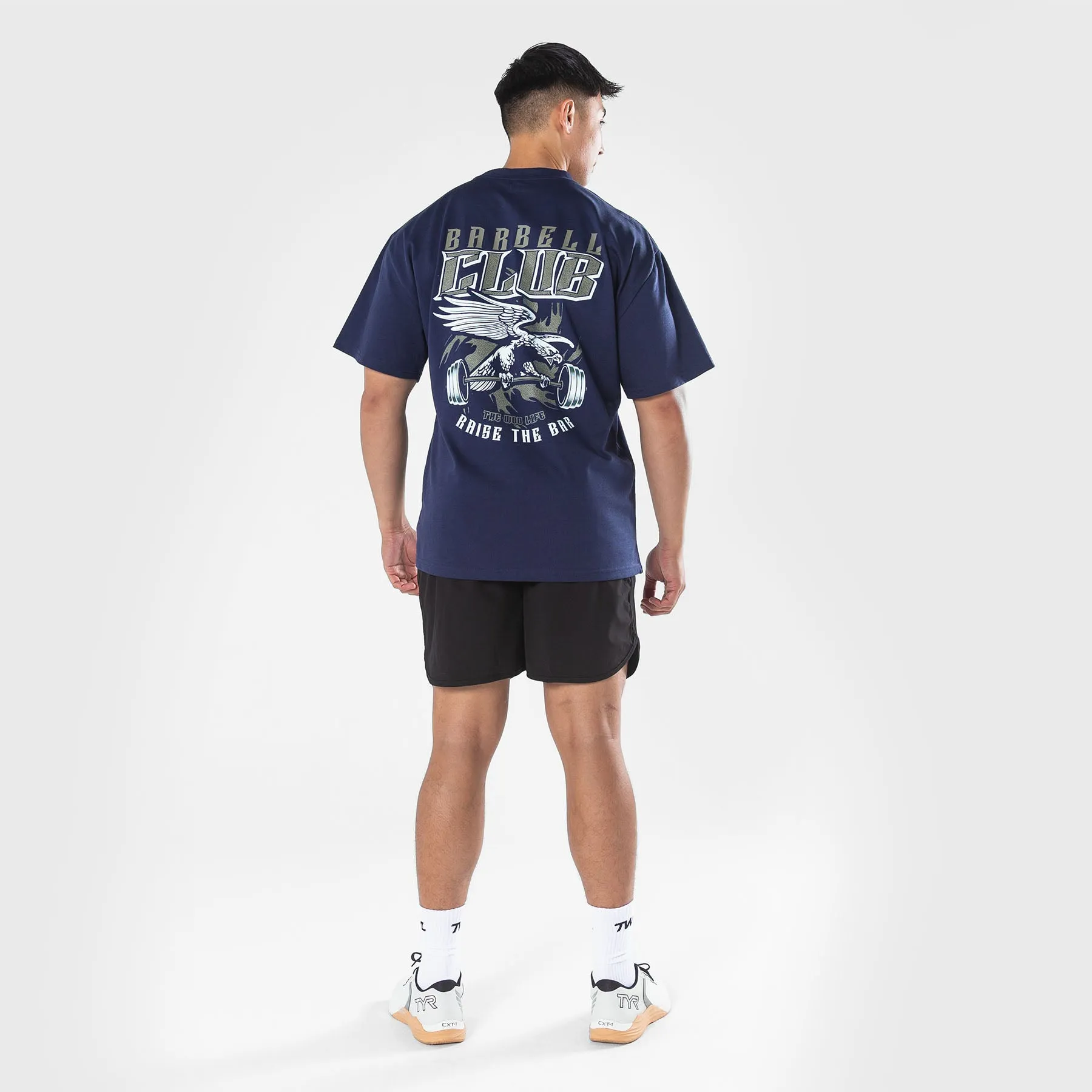 TWL - LIFESTYLE OVERSIZED T-SHIRT - BARBELL CLUB - EAGLE/MIDNIGHT NAVY